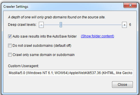 Fiverr Link Building Services- Do they right for your Business? 14 crawler settings