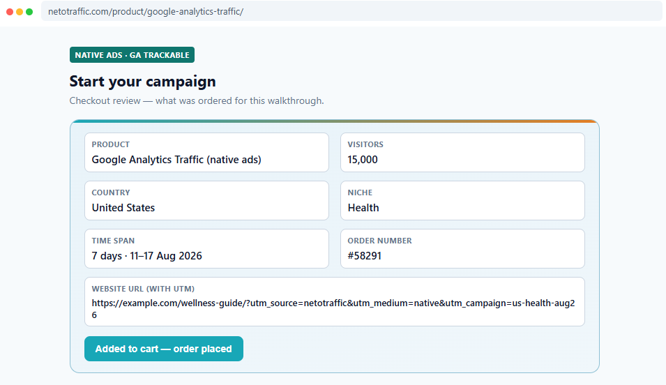 How to read a website traffic campaign (panel vs GA4) 2 buy traffic order